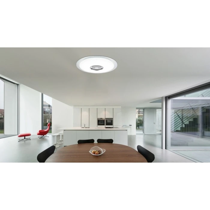 Globo TUNE Deckenleuchte LED Weiß, 2-flammig, Fernbedienung, Farbwechsler 2 Globo TUNE Deckenleuchte LED Weiß, 2-flammig, Fernbedienung, Farbwechsler – Bild 2