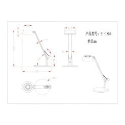 Globo URSINO Tischleuchte LED Schwarz, 1-flammig 15 Globo URSINO Tischleuchte LED Schwarz, 1-flammig -Bürolampen Verkäufe globo ursino tischleuchte 58422b 7