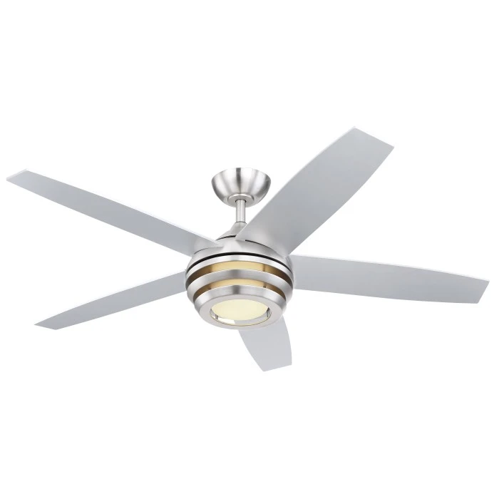 Globo VIVIANA Deckenventilator LED Nickel-Matt, 1-flammig, Fernbedienung 1 Globo VIVIANA Deckenventilator LED Nickel-Matt, 1-flammig, Fernbedienung