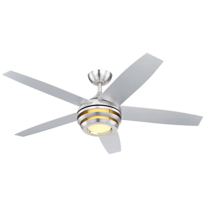 Globo VIVIANA Deckenventilator LED Nickel-Matt, 1-flammig, Fernbedienung 4 Globo VIVIANA Deckenventilator LED Nickel-Matt, 1-flammig, Fernbedienung – Bild 4