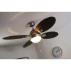 Globo WADE Ventilator Nickel-Matt, Edelstahl, 1-flammig