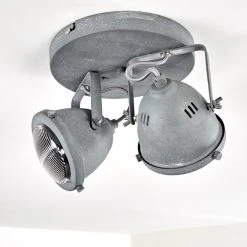 Hofstein Glostrup Deckenleuchte LED Grau, 2-flammig -Bürolampen Verkäufe glostrup deckenleuchte h3293904 do1 15