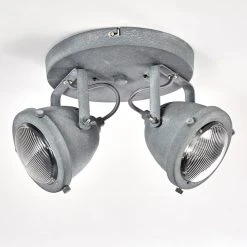 Hofstein Glostrup Deckenleuchte LED Grau, 2-flammig -Bürolampen Verkäufe glostrup deckenleuchte h3293904 do1 19