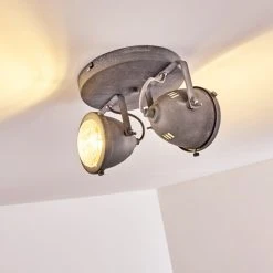 Hofstein Glostrup Deckenleuchte LED Grau, 2-flammig -Bürolampen Verkäufe glostrup deckenleuchte h3293904 do1 6