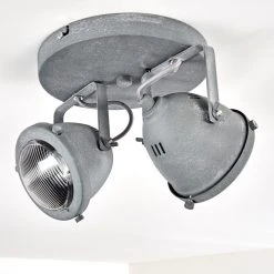 Hofstein Glostrup Deckenleuchte LED Grau, 2-flammig -Bürolampen Verkäufe glostrup deckenleuchte h3293904 do1 8