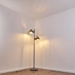 Hofstein Glostrup Stehleuchte Grau, 2-flammig -Bürolampen Verkäufe glostrup stehleuchte h3335772 do1 19