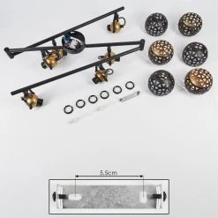 Hofstein Gomsrud Deckenleuchte Schwarz, 6-flammig 14 Hofstein Gomsrud Deckenleuchte Schwarz, 6-flammig -Bürolampen Verkäufe gomsrud deckenleuchte h3434666 4