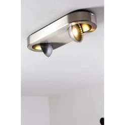 Hofstein Granada Deckenleuchte LED Nickel-Matt, 2-flammig -Bürolampen Verkäufe granada deckenleuchte h3002278 12