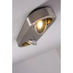 Hofstein Granada Deckenleuchte LED Nickel-Matt, 2-flammig -Bürolampen Verkäufe granada deckenleuchte h3002278 23