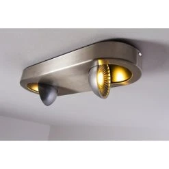Hofstein Granada Deckenleuchte LED Nickel-Matt, 2-flammig -Bürolampen Verkäufe granada deckenleuchte h3002278 5