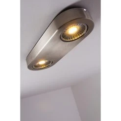 Hofstein Granada Deckenleuchte LED Nickel-Matt, 2-flammig -Bürolampen Verkäufe granada deckenleuchte h3002278 8