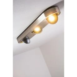 Hofstein Granada Deckenleuchte LED Nickel-Matt, 3-flammig 37 Hofstein Granada Deckenleuchte LED Nickel-Matt, 3-flammig -Bürolampen Verkäufe granada deckenleuchte h3002285 14
