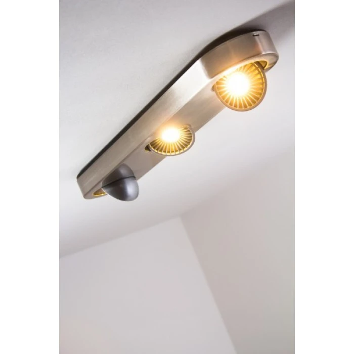 Hofstein Granada Deckenleuchte LED Nickel-Matt, 3-flammig 15 Hofstein Granada Deckenleuchte LED Nickel-Matt, 3-flammig – Bild 15