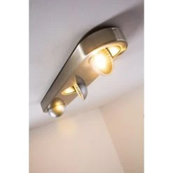Hofstein Granada Deckenleuchte LED Nickel-Matt, 3-flammig 38 Hofstein Granada Deckenleuchte LED Nickel-Matt, 3-flammig -Bürolampen Verkäufe granada deckenleuchte h3002285 15