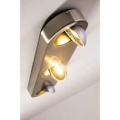 Hofstein Granada Deckenleuchte LED Nickel-Matt, 3-flammig 43 Hofstein Granada Deckenleuchte LED Nickel-Matt, 3-flammig -Bürolampen Verkäufe granada deckenleuchte h3002285 20