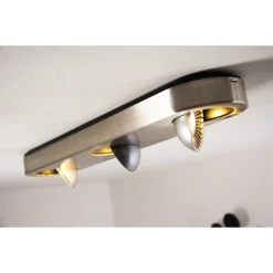Hofstein Granada Deckenleuchte LED Nickel-Matt, 3-flammig 26 Hofstein Granada Deckenleuchte LED Nickel-Matt, 3-flammig -Bürolampen Verkäufe granada deckenleuchte h3002285 3