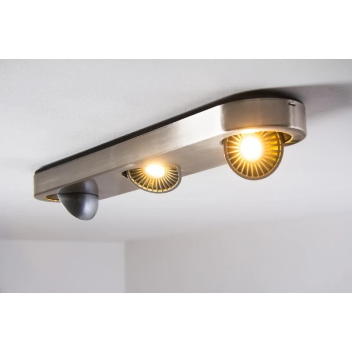 Hofstein Granada Deckenleuchte LED Nickel-Matt, 3-flammig 10 Hofstein Granada Deckenleuchte LED Nickel-Matt, 3-flammig – Bild 10