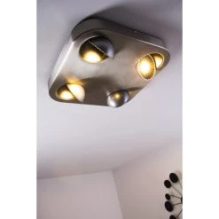 Hofstein Granada Deckenleuchte LED Nickel-Matt, 4-flammig 35 Hofstein Granada Deckenleuchte LED Nickel-Matt, 4-flammig -Bürolampen Verkäufe granada deckenleuchte h3002292 11