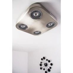 Hofstein Granada Deckenleuchte LED Nickel-Matt, 4-flammig 46 Hofstein Granada Deckenleuchte LED Nickel-Matt, 4-flammig -Bürolampen Verkäufe granada deckenleuchte h3002292 22