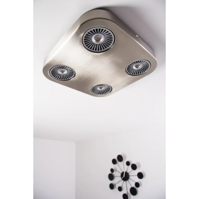 Hofstein Granada Deckenleuchte LED Nickel-Matt, 4-flammig 23 Hofstein Granada Deckenleuchte LED Nickel-Matt, 4-flammig – Bild 23