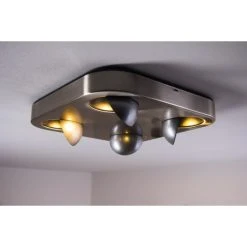 Hofstein Granada Deckenleuchte LED Nickel-Matt, 4-flammig 29 Hofstein Granada Deckenleuchte LED Nickel-Matt, 4-flammig -Bürolampen Verkäufe granada deckenleuchte h3002292 5