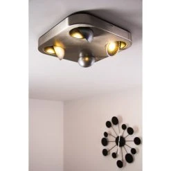 Hofstein Granada Deckenleuchte LED Nickel-Matt, 4-flammig 33 Hofstein Granada Deckenleuchte LED Nickel-Matt, 4-flammig -Bürolampen Verkäufe granada deckenleuchte h3002292 9