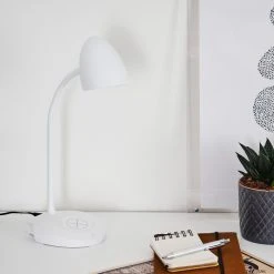 Hofstein Grenoble Tischleuchte LED Wei&szlig;, 1-flammig -Bürolampen Verkäufe grenoble tischleuchte h3371763 14