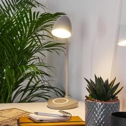 Hofstein Grenoble Tischleuchte LED Grau, 1-flammig -Bürolampen Verkäufe grenoble tischleuchte h3371787 2