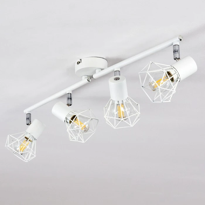 Hofstein Gullspang Deckenleuchte Weiß, 4-flammig 7 Hofstein Gullspang Deckenleuchte Weiß, 4-flammig – Bild 7