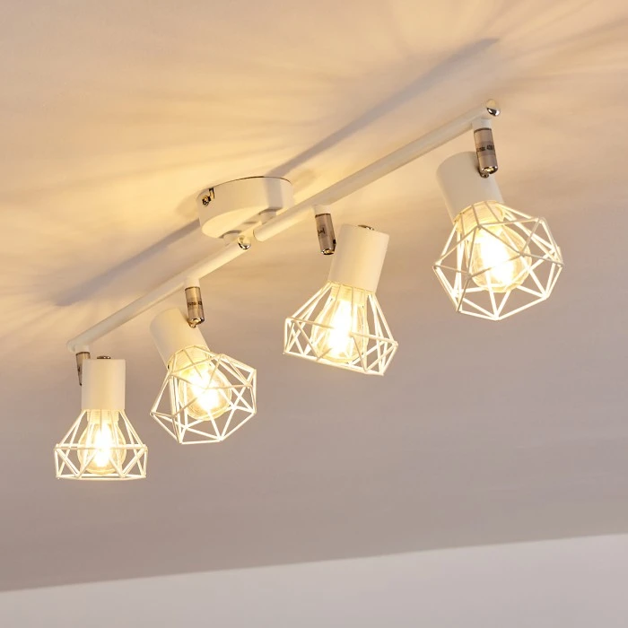 Hofstein Gullspang Deckenleuchte Weiß, 4-flammig 10 Hofstein Gullspang Deckenleuchte Weiß, 4-flammig – Bild 10