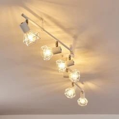 Hofstein Gullspang Deckenleuchte Weiß, 6-flammig -Bürolampen Verkäufe gullspang deckenleuchte h3348710 8