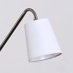 Hofstein Gunstock Stehleuchte Nickel glänzend, 2-flammig -Bürolampen Verkäufe gunstock stehleuchte h3354278 10