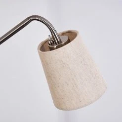 Hofstein Gunstock Stehleuchte Nickel glänzend, 2-flammig -Bürolampen Verkäufe gunstock stehleuchte h3354292 10