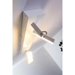 Hofstein Guyana Deckenspot LED Chrom, Weiß, 2-flammig -Bürolampen Verkäufe guyana deckenspot h3002377 10