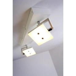 Hofstein Guyana Deckenspot LED Chrom, Weiß, 2-flammig -Bürolampen Verkäufe guyana deckenspot h3002377 20