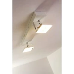 Hofstein Guyana Deckenspot LED Chrom, Weiß, 2-flammig -Bürolampen Verkäufe guyana deckenspot h3002377 25