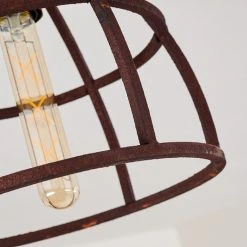 Hofstein Haervej Deckenleuchte Rostfarben, 1-flammig -Bürolampen Verkäufe haervej deckenleuchte h3349021 11