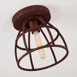 Hofstein Haervej Deckenleuchte Rostfarben, 1-flammig -Bürolampen Verkäufe haervej deckenleuchte h3349021 14