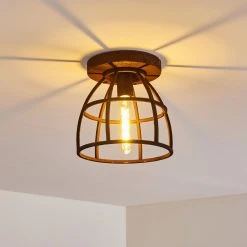 Hofstein Haervej Deckenleuchte Rostfarben, 1-flammig -Bürolampen Verkäufe haervej deckenleuchte h3349021 3