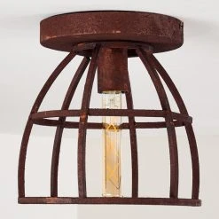 Hofstein Haervej Deckenleuchte Rostfarben, 1-flammig -Bürolampen Verkäufe haervej deckenleuchte h3349021 9