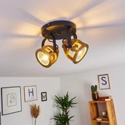 Hofstein Haervej Wood Deckenleuchte Schwarz, Holz hell, 2-flammig 30 Hofstein Haervej Wood Deckenleuchte Schwarz, Holz hell, 2-flammig -Bürolampen Verkäufe haervej wood deckenleuchte h3368299 10