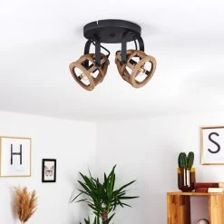 Hofstein Haervej Wood Deckenleuchte Schwarz, Holz hell, 2-flammig 34 Hofstein Haervej Wood Deckenleuchte Schwarz, Holz hell, 2-flammig -Bürolampen Verkäufe haervej wood deckenleuchte h3368299 14