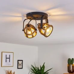 Hofstein Haervej Wood Deckenleuchte Schwarz, Holz hell, 2-flammig 24 Hofstein Haervej Wood Deckenleuchte Schwarz, Holz hell, 2-flammig -Bürolampen Verkäufe haervej wood deckenleuchte h3368299 4