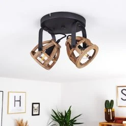 Hofstein Haervej Wood Deckenleuchte Schwarz, Holz hell, 2-flammig 27 Hofstein Haervej Wood Deckenleuchte Schwarz, Holz hell, 2-flammig -Bürolampen Verkäufe haervej wood deckenleuchte h3368299 7