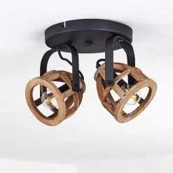 Hofstein Haervej Wood Deckenleuchte Schwarz, Holz hell, 2-flammig 29 Hofstein Haervej Wood Deckenleuchte Schwarz, Holz hell, 2-flammig -Bürolampen Verkäufe haervej wood deckenleuchte h3368299 9