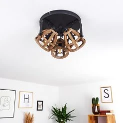 Hofstein Haervej Wood Deckenleuchte Schwarz, Holz hell, 3-flammig 33 Hofstein Haervej Wood Deckenleuchte Schwarz, Holz hell, 3-flammig -Bürolampen Verkäufe haervej wood deckenleuchte h3368312 14