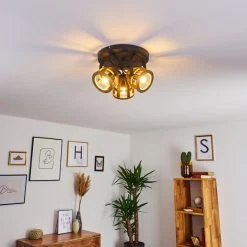 Hofstein Haervej Wood Deckenleuchte Schwarz, Holz hell, 3-flammig 21 Hofstein Haervej Wood Deckenleuchte Schwarz, Holz hell, 3-flammig -Bürolampen Verkäufe haervej wood deckenleuchte h3368312 2