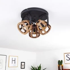 Hofstein Haervej Wood Deckenleuchte Schwarz, Holz hell, 3-flammig 25 Hofstein Haervej Wood Deckenleuchte Schwarz, Holz hell, 3-flammig -Bürolampen Verkäufe haervej wood deckenleuchte h3368312 6