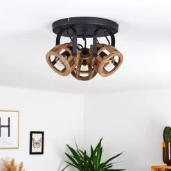 Hofstein Haervej Wood Deckenleuchte Schwarz, Holz hell, 3-flammig 27 Hofstein Haervej Wood Deckenleuchte Schwarz, Holz hell, 3-flammig -Bürolampen Verkäufe haervej wood deckenleuchte h3368312 8