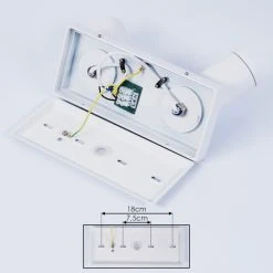 Hofstein Hakamken Deckenleuchte Weiß, 2-flammig 14 Hofstein Hakamken Deckenleuchte Weiß, 2-flammig -Bürolampen Verkäufe hakamken deckenleuchte h3438039 4